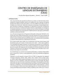 centro de enseÃ±anza de lenguas extranjeras (cele) - DirecciÃ³n ...