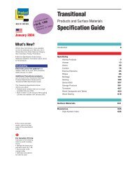 Transitional Specification - OEC Business Interiors