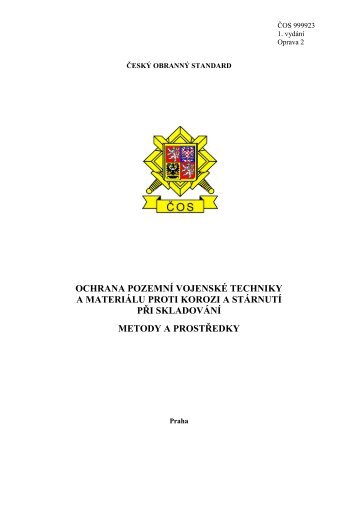 999923 - Odbor obrannÃ© standardizace - Ministerstvo obrany