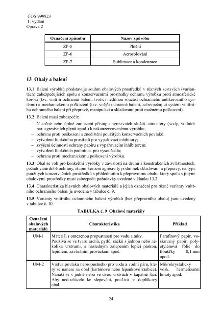 999923 - Odbor obrannÃ© standardizace - Ministerstvo obrany