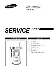 Samsung SGH-V200 service manual