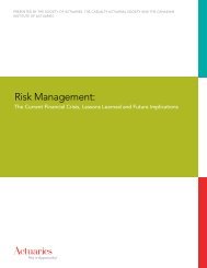 Collection of Essays on Risk Management - Casualty Actuarial Society
