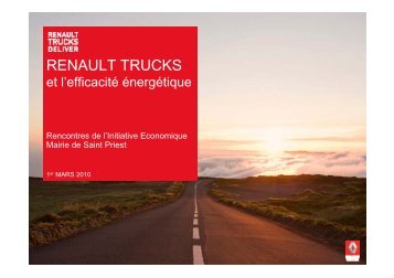 Objectifs Environnement de Renault Trucks - Saint-Priest