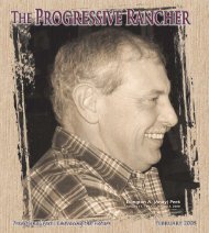 Ellington A. (Andy) Peek - The Progressive Rancher Magazine