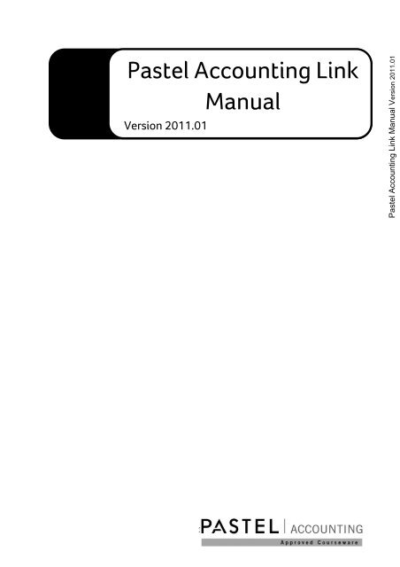 Pastel Accounting Link Manual