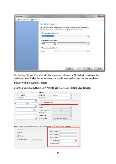 Pastel Accounting Link Manual