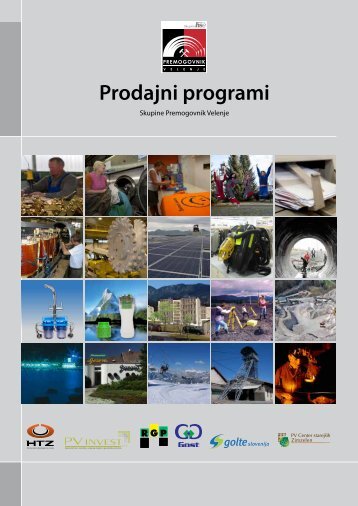 Prodajni programi - Premogovnik Velenje