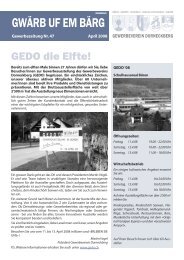 schweizer & stohler ag - GeDo