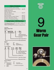 Worm Gear Pair