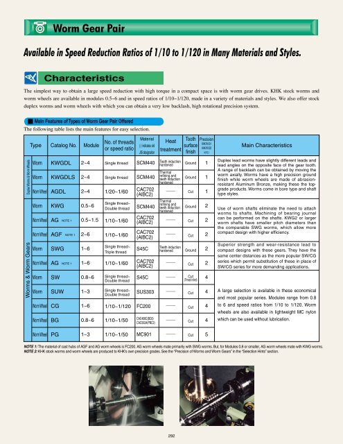 Worm Gear Pair