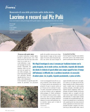 Lacrime e record sul Piz Palü - Ardia.ch