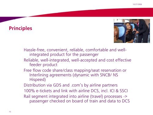 An integrated approach to air-rail - Data Interchange for Air-Rail ...
