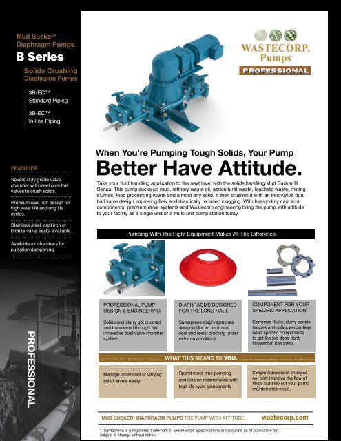 3B-EC Brochure - Wastecorp Pumps