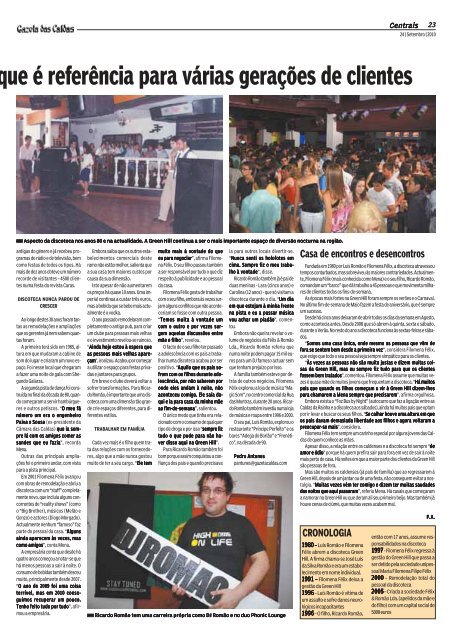 Cronologia - Gazeta Das Caldas