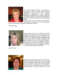 Download the Testimonials (PDF) - CAW