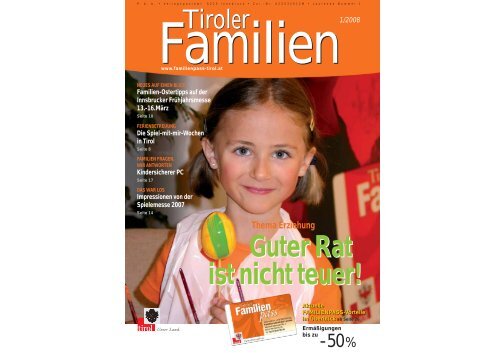 Journal 1/08 - Tirol - Familienpass