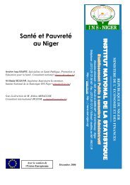 Sante et Pauvrete - Niger