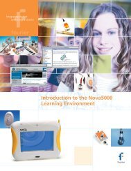 Introduction to the Nova5000 Learning ... - Fourier Education