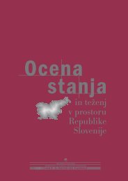 OCENA stanja in teženj v prostoru Republike Slovenije