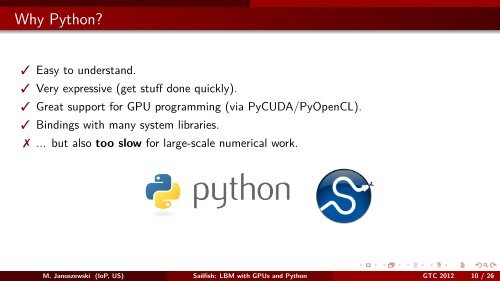 Sailfish: Lattice Boltzmann Fluid Simulations with GPUs and Python