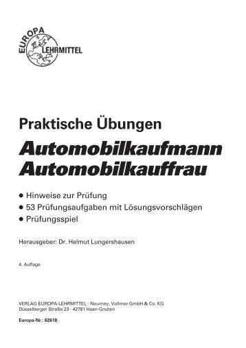 Automobilkaufmann Automobilkauffrau