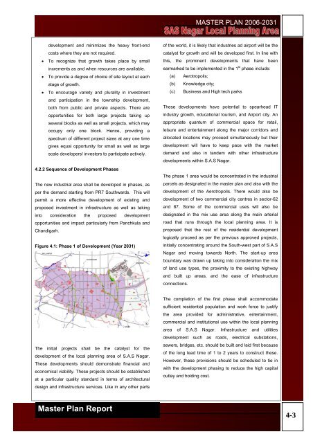 MASTER PLAN 2006-2031deve