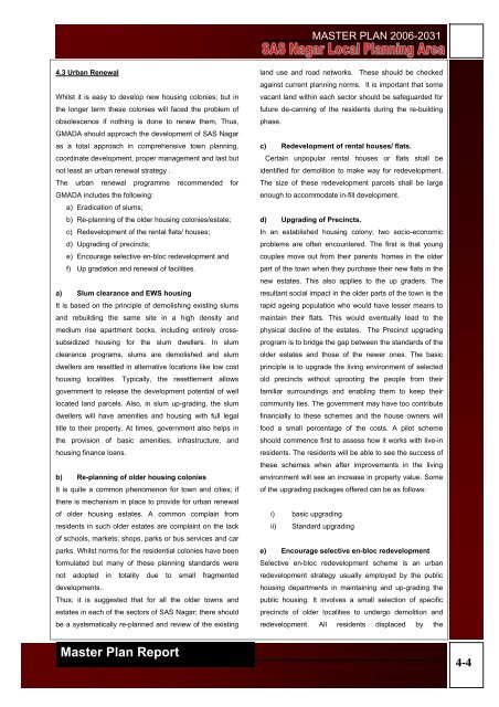 MASTER PLAN 2006-2031deve