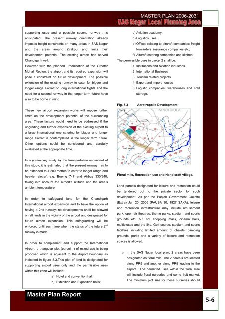 MASTER PLAN 2006-2031Note