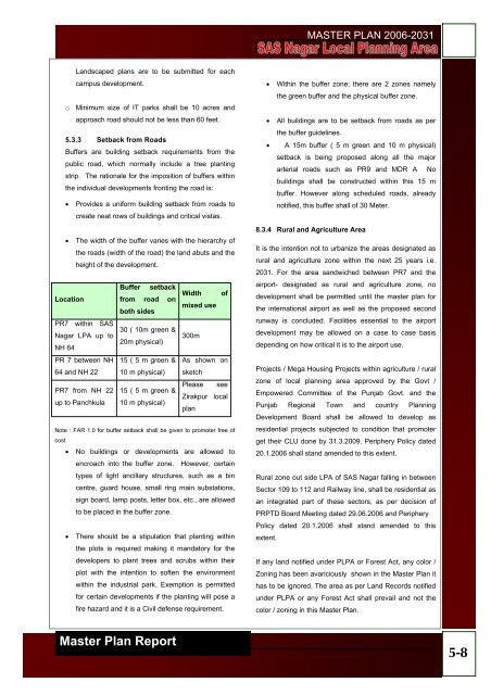 MASTER PLAN 2006-2031be o