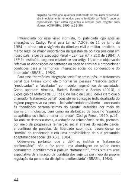 (os) no Sistema Prisional - CREPOP - Conselho Federal de Psicologia