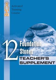 12 Foundation Stones Course - TFI Online