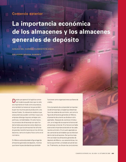 La importancia económica de los almacenes y los almacenes ...