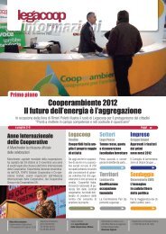 Legacoop Informazioni 16 novembre 2012 - Legacoop - Ferrara