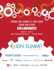 9:30 pm - IDN Summit and Expo