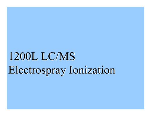 Professional Panel Screen by LC/MS/MS