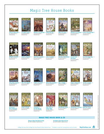 Magic Tree House Books