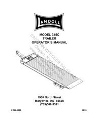 landoll model 345c operators manual - Eastern Wrecker Sales Inc