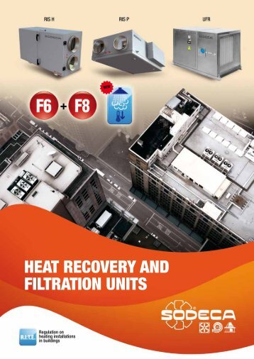 HEAT RECOVERY AND FILTRATION UNITS - Sodeca