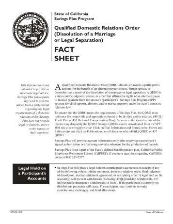 Qualified domestic relations order stock options