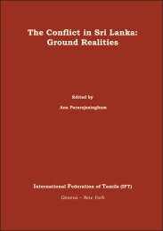 Conflict in Sri Lanka: Ground Realities - Tamil Nation & Beyond