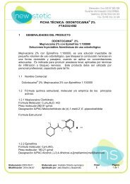 FICHA TÃCNICA: ODONTOCAINAÂ® 2% FTAO32-002 - New Stetic