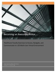 Becoming an Awesome Avatar - LSUHSC School of Nursing
