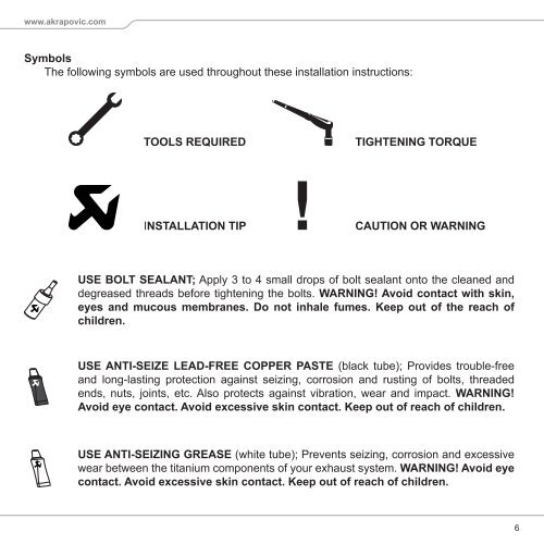 Installation instructions - Turner Motorsport