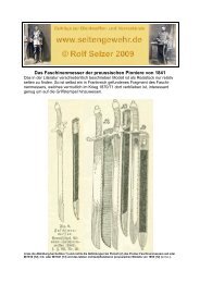 Pionier-Faschinenmesser von 1841