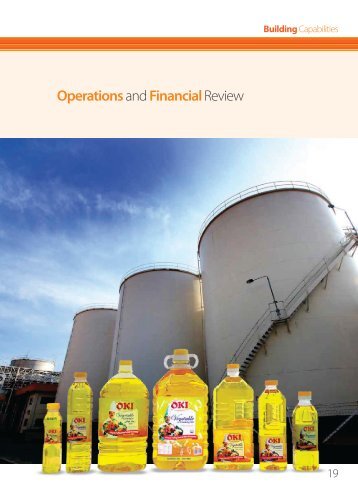 Operations and Financial Review - Mewah Group
