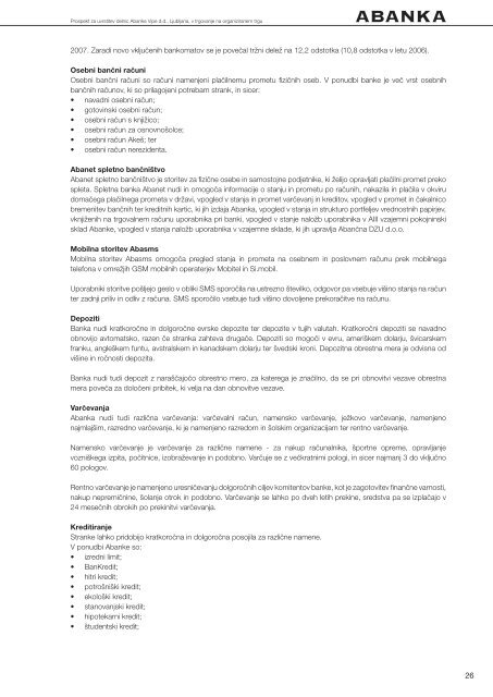 Prospekt za uvrstitev delnic (pdf, 706 kB) - Abanka