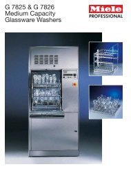 G 7825 & G 7826 Medium Capacity Glassware Washers