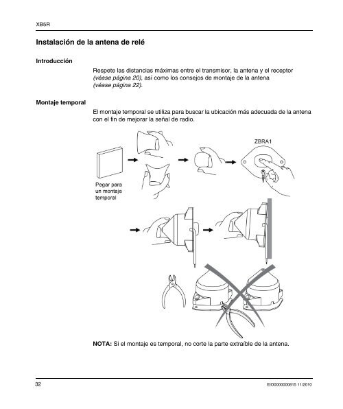 Hoja de datos XB5R - Schneider Electric