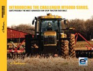 InTroDucIng The challenger MT600D SerIeS.