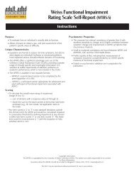 Weiss Functional Impairment Rating Scale Self-Report (WFIRS-S)